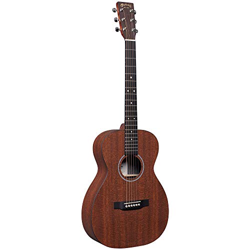 Martin Guitar X Series 0-X1E Acoustic-Electric Guitar with Gig Bag, Mahogany Pattern High-Pressure Laminate, 0-14 Fret, Performing Artist Neck Shape