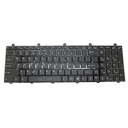 Laptop Keyboard for iBuypower Valkyrie CZ-15 CZ-17 CZ-27 BB-703 NE730i AM701 CZ-28 NE001AMD English US Black with Backlit New