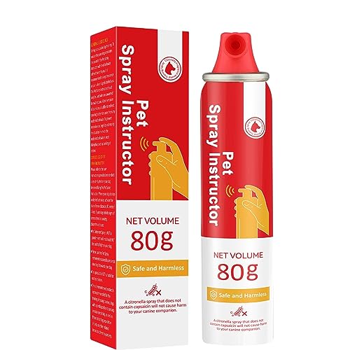 Spray Corrector Dog Trainer, 80ml 1 Pack Corrector Spray for Dog to Stops Barking, Jumping Up, Place Avoidance, Food Stealing, Dog Fights, Attacks & Unwanted Dog Behaviour. Safe, Humane & Effective