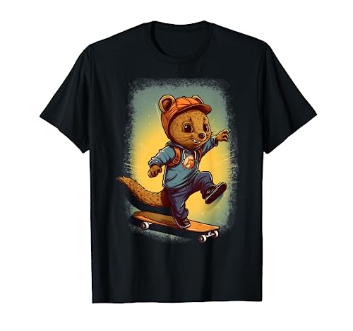 Retro Skateboarding Mongoose Skateboard T-Shirt
