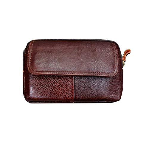 Belt Pouch Waist Bag Phone Belt Bag Wallet Purse Loop Holster Case Vintage Leather Casual Daypack Tool Pouch Waist Pack
