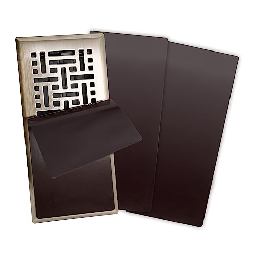 Howeall High Strength Magnetic Vent Cover for Home 3 Pack (4.84' x 10.83') for Floor, Wall and Ceiling Steel Registers, Home and RV - ORB