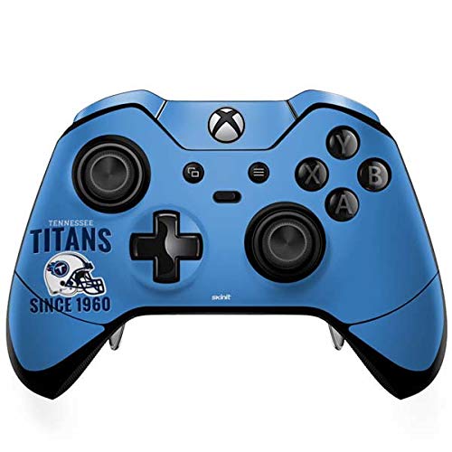 Skinit Decal Gaming Skin Compatible with Xbox One Elite Controller - Officially Licensed NFL Tennessee Titans Helmet Design