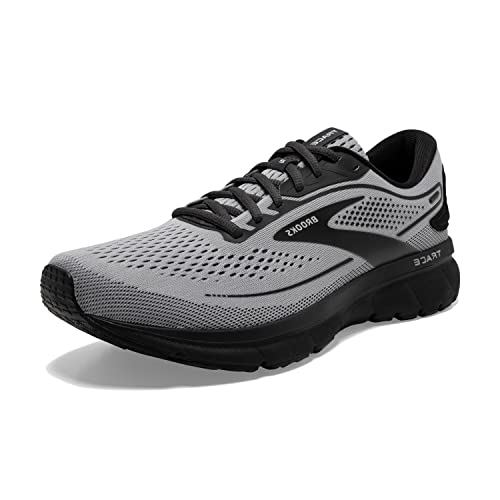 Brooks Men’s Trace 2 Neutral Running Shoe - Alloy/Black/Ebony - 11 Medium