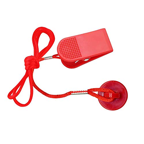 Treadmill Universal Magnet Safety Key for All NordicTrack, Proform, Image, Weslo, Reebok, Epic, Golds Gym, Freemotion, and Healthrider Treadmills (Red)