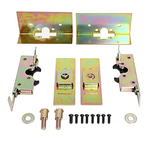 Large Locking Cat Jaw Claw Door Latches w/Installation Type Grip Kit Bear Claw Door Latch Kit