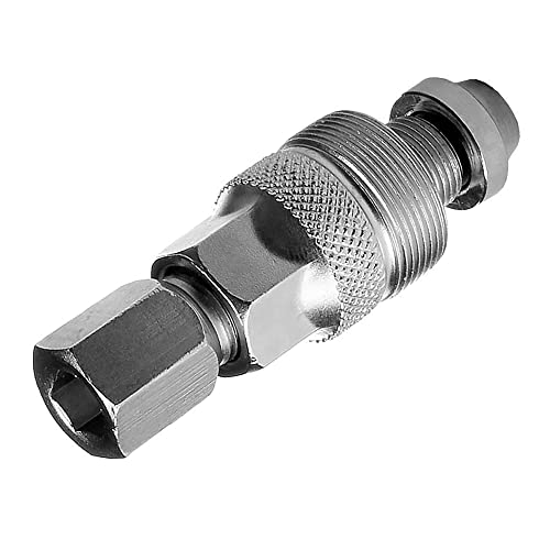 CyclingDeal Bike Crank Extractor Puller Remover for Square Threaded Taper Crankset or ISIS & Octalink - Easy Bicycle Crank Arm Remover Removal Tool