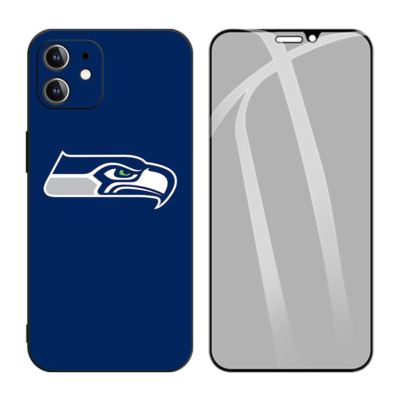 fit Seahawks for iPhone 12 Case with MagSafe, Silicone Phone Case for iPhone 12 Pro [Full Protection] [Durable & Shockproof] Cover Case for Apple iPhone 12 Case