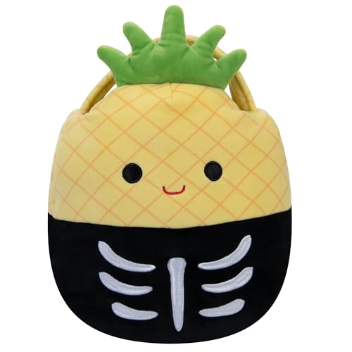 Squishmallows Original Maui The Skeleton Pineapple Treat Pail - Ultrasoft Official Jazwares Plush Treat Pail Multi