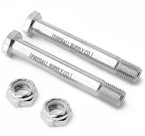 Dragon Skateboard Kingpin (2 Pack) - Upgraded Aircraft Grade Kingpin Bolt & Nut Skateboard Hardware Set for Skateboard & Longboard Trucks - Universal Fitment