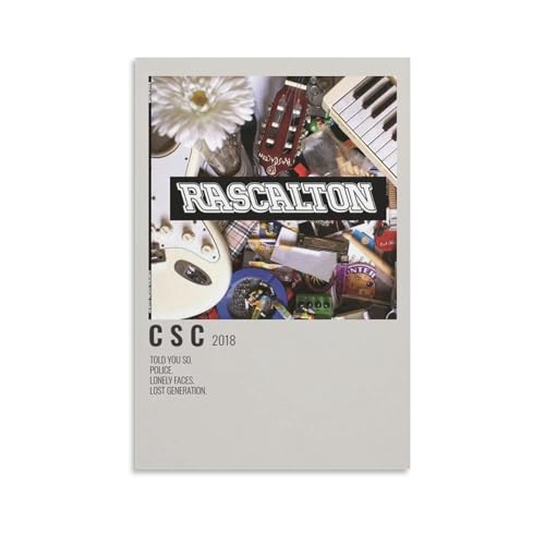 PFFLKPL C S C Rascalton Canvas Poster Wall Art Decor Print Picture Paintings for Living Room Bedroom Decoration Unframe-style12x18inch(30x45cm)