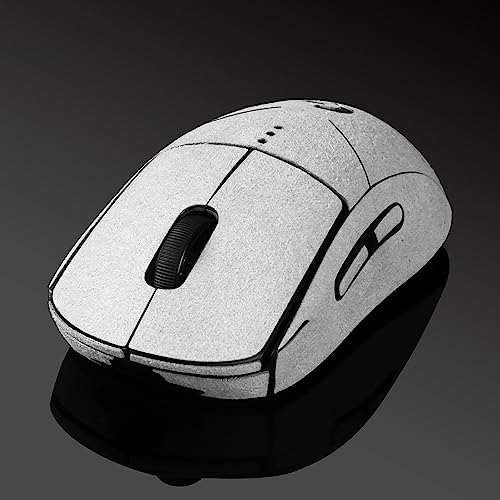 Mouse Grip Tape Sticker for Logitech G Pro X Superlight Wireless GPX Non Slip Suede Suck Sweat Breath Full Cover Gray