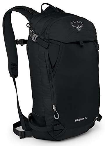 Osprey Soelden 22L Men's Ski and Snowboard Backpack, Black