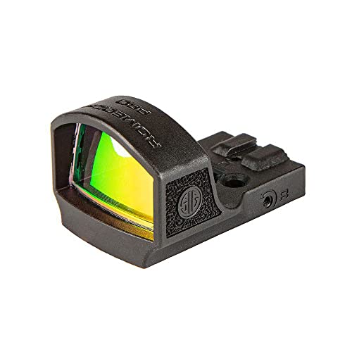 Sig Sauer RomeoZero-Pro 1x30mm 2 MOA Red Dot /32 MOA Circle Durable Shockproof Full-Size Open Reflex Handgun Sight Compatible with All Romeo1 Pro Optics-Ready Pistols