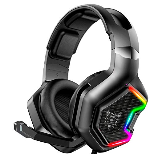 Mabsi Headset Gamer K10 Pro, External Noise Cancellation, Headphones for Video Games, Professional Headphones for Gamers, Compatible with PS5, PS4, Xbox One, Nintendo Switch, PC, iPad, Cell Phones