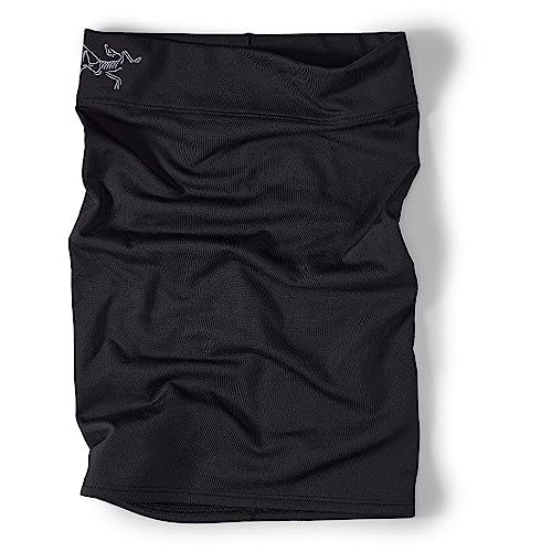Arc'teryx Rho Neck Gaiter Long | Versatile Warm Microfleece Neck Gaiter | Black, One Size