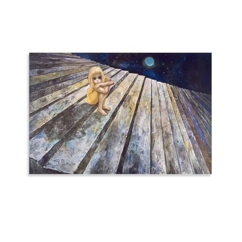 Margaret Keane Paintings Poster (1) Canvas Art Poster And Wall Art Picture Print Modern Family Bedroom Decor Posters 12x18inch(30x45cm)