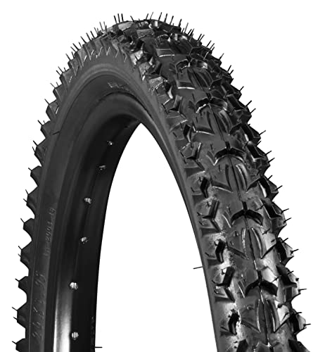 Schwinn Replacement Bike Tire, Mountain Bike, High Traction Tread, 20 x 1.95-Inch , Black