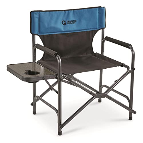 Guide Gear Oversized Tall Director’s Camp Chair, Portable, Folding, 500-lb. Capacity