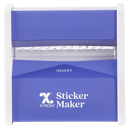 Xyron Sticker Maker, 3', Includes Permanent Adhesive 3' x 20', Disposable (100111)