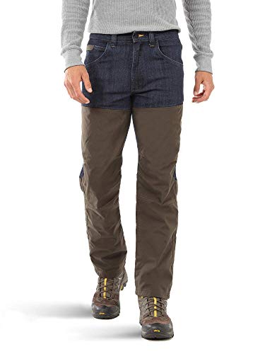 ATG by Wrangler Men's Upland Pant, Denim/turkish Coffee, 36W x 34L