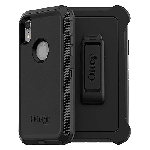OtterBox DEFENDER SERIES SCREENLESS EDITION Case for iPhone Xr - Frustration Free Packaging - BLACK