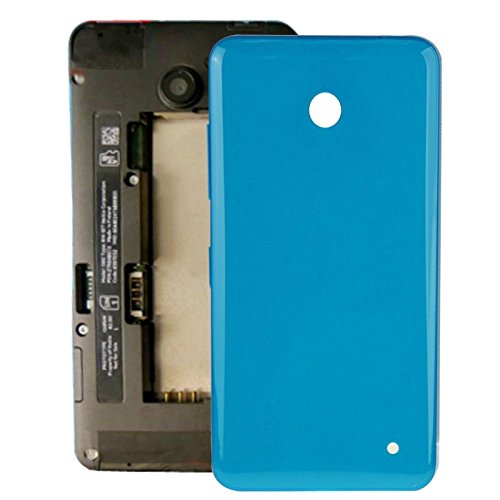 Cell Phone Spare Parts Compatible with Housing Battery Back Cover + Side Button Nokia Lumia 635 (Color : Blue)
