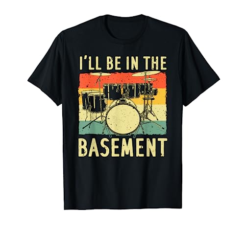 Cool Drumming Design For Men Women Drum Set Drumming Drummer T-Shirt