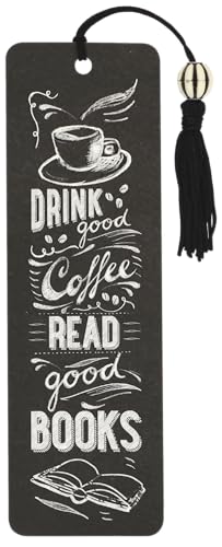 Coffee & Books Beaded Bookmark,1Pc