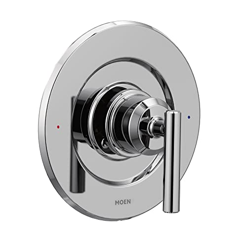 Moen Gibson Chrome Posi-Temp Pressure-Balancing Modern Shower Handle Trim, T2901, (Valve Required - Sold Separately)