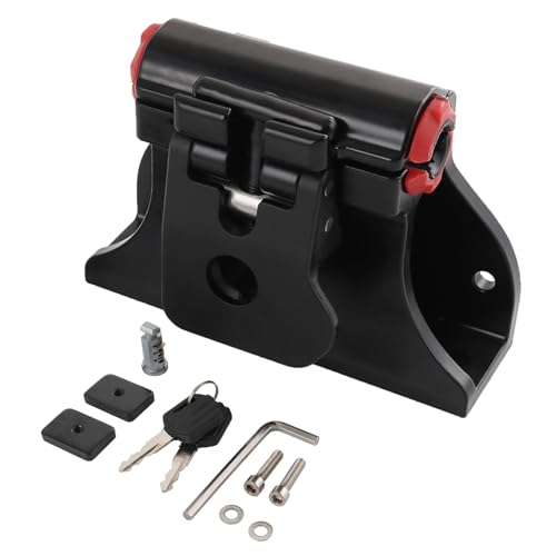 Nirakoka Locking Thru-Axle Track Fork Mounts - Securely Holds All Bicycles - for Truck and Van