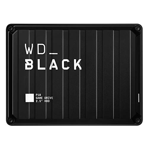 WD_BLACK 4TB P10 Game Drive - Portable External Hard Drive HDD, Compatible with Playstation, Xbox, PC, & Mac - WDBA3A0040BBK-WESN