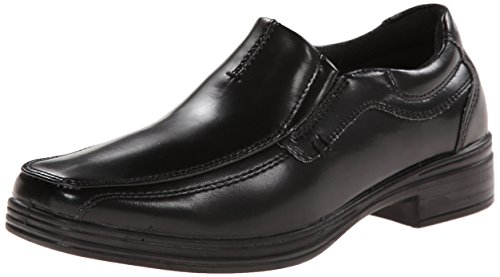 Deer Stags Boy's Wise Dress Comfort Slip-On Loafer, Black, 6 Big Kid