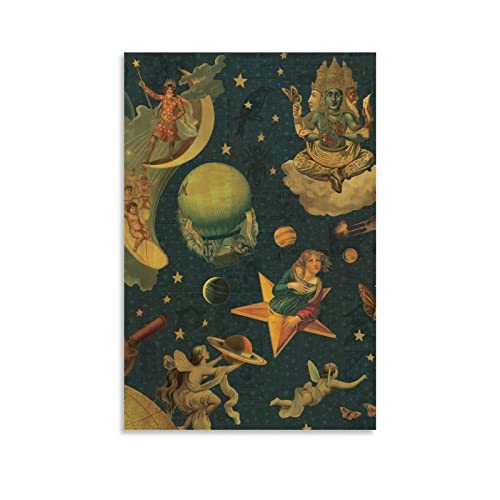 Rock Band Poster Mellon Collie And The Infinite Sadness Music Album Poster for Bedroom Aesthetic Wall Decor Canvas Wall Art Gift 12x18inch(30x45cm)