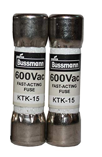 KTK-15 Fuse 892583 15 Amp 600 Volt (2 Pack) QSU