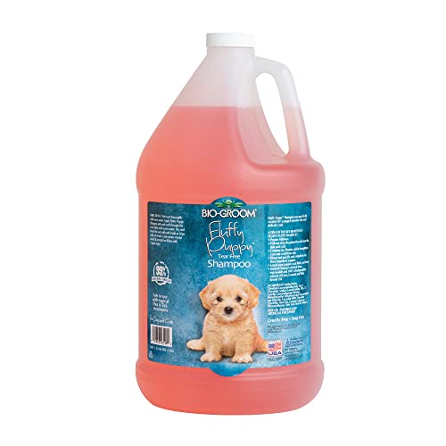 Bio-Groom Fluffy Puppy Tear-Free Shampoo – Dog Bathing Supplies, Puppy Shampoo, Cat & Dog Grooming Supplies for Sensitive Skin, Cruelty-Free, Made in USA, Tearless Dog Products – 1 Gallon