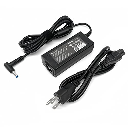 45W 19.5V 2.31A for HP Laptop Charger Blue Tip, HP Pavilion x360 11 13 15, Zbook 14u G4 G5 15u 15 G3, 15-f111dx 15-f211wm 15-f233wm 15-f278nr 15-r052nr 15-r132wm with Power Cord