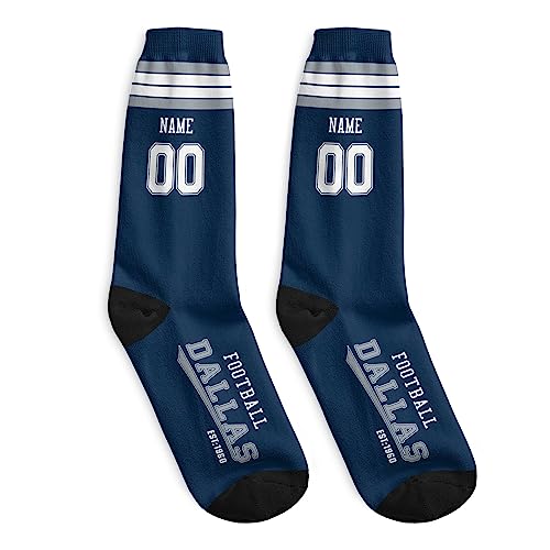 Socks Custom Any Name and Any Number for Mens Women Fans Fashion Personalized Gifts