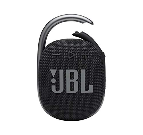 JBL Clip 4 Portable Wireless Bluetooth Waterproof/Dustproof Speaker - Black (Renewed)