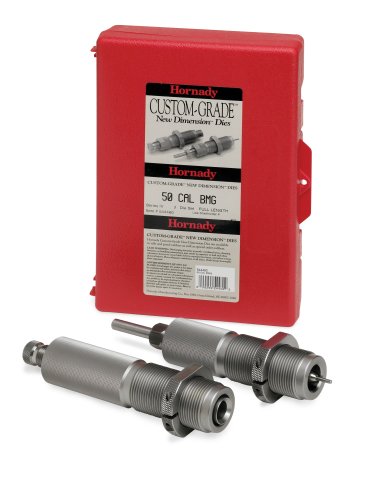 Hornady Custom Grade New Dimension 2-Die Set, 6.5 CREEDMORE (.264) (546289)- Caliber Specific Reloading Equipment for Handloaders with Full Length Sizer Die, Seating Die, Sure-Loc Rings, & Storage Box