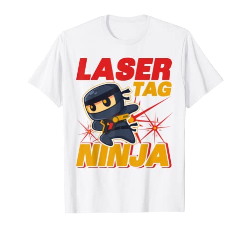 Laser Tag Party Laser Tag Ninja Lazer Tag Game T-Shirt