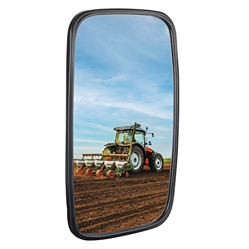 KEMIMOTO Tractor Mirror, Farm Excavator Mirror Compatible With Front Loader Excavator Farm Tractor Such As John Deere, Case IH, Agco, New Holland, Massery Ferguson, and Versatile 7.9' x 13'