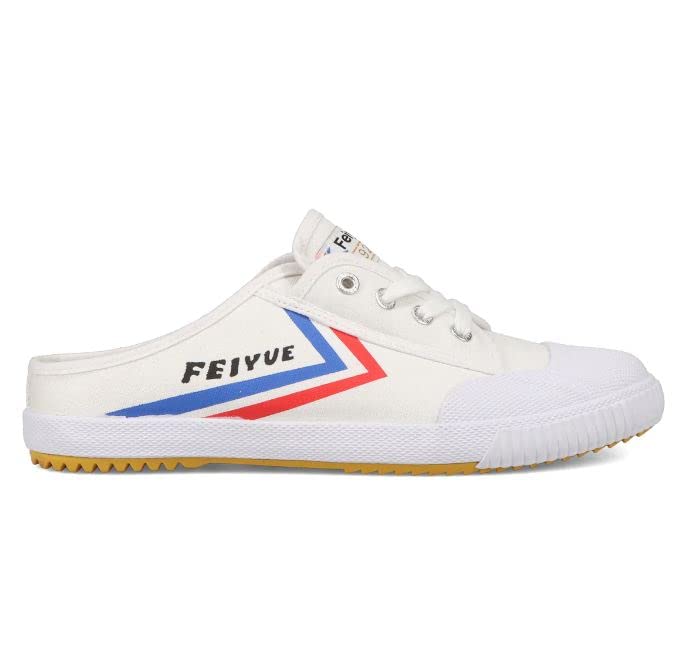 FEIYUE Mule Slip on Shoe - Canvas White