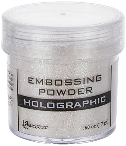 Ranger EPJ00-709 Embossing Powder .60oz, Holographic, 1.75 x 1.5 x 1.5