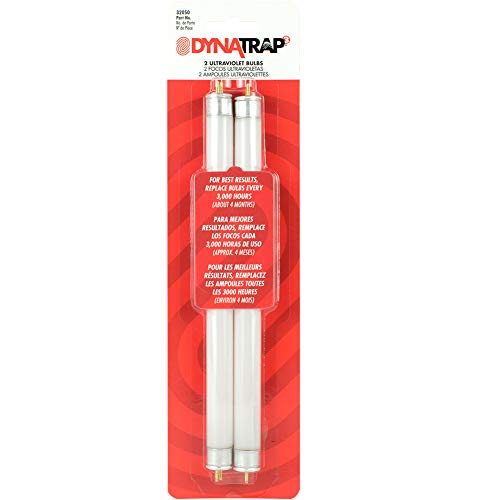 DynaTrap 32050 6-Watt UV Replacement Bulbs for 1 Acre DynaTrap Mosquito & Flying Insect Trap Models DT2000XL and DT2000XLP - 2 Bulbs,White