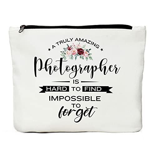 Photography Lovers Gifts, Photographer Gift, Funny Gifts for Photography lover Women – Amazing Photography Hard to Find, Christmas Birthday Graduation Gifts Thank You Gift for Videographer Makeup Bag