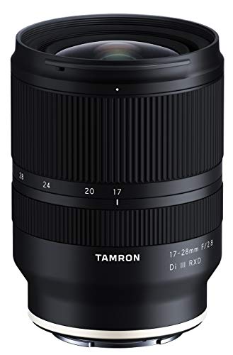 Tamron 17-28mm f/2.8 Di III RXD for Sony Mirrorless Full Frame/APS-C E Mount, Black (AFA046S700)