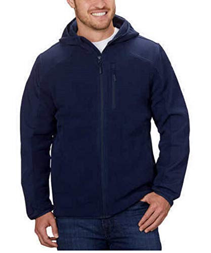Reebok Men's Hybrid Softshell Jacket (XL, Navy)