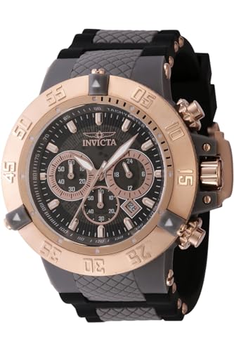 Invicta Men's 0932 Anatomic Subaqua Collection Chronograph Watch, grey and black/grey