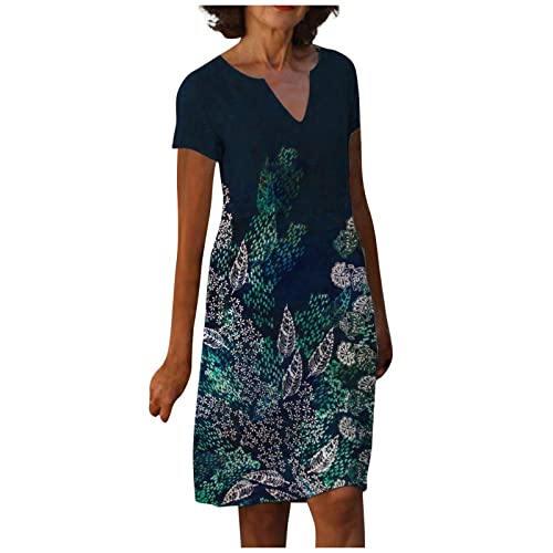 Flowy Dress Satin Dress Wedding Dress Linen Dresses for Women Sundresses for Women Over 50 Petite Dresses for Women 2023 Purple Dress Women Royal Blue Dresses for Women（1-Navy,3X-Large）